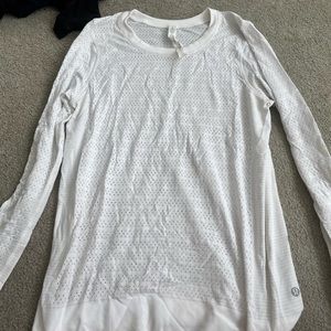 Lululemon Long Sleeve White Shirt Size 6
